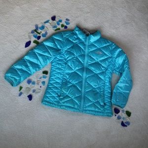 Aqua Winter North Face Coat